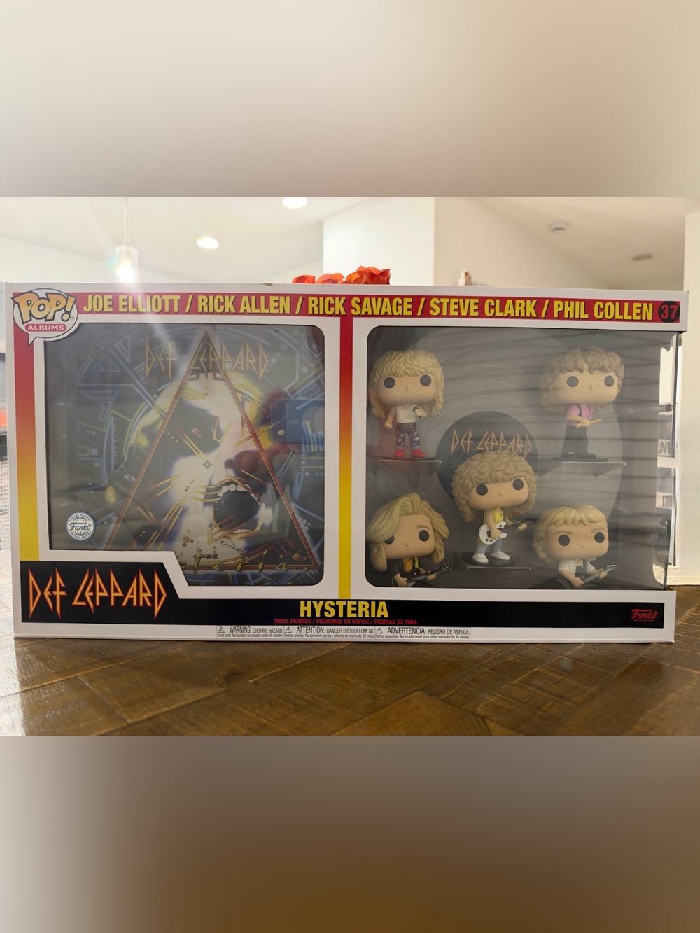 Funko Pop Albums Def Leppard Hysteria #37 5 Figure Set